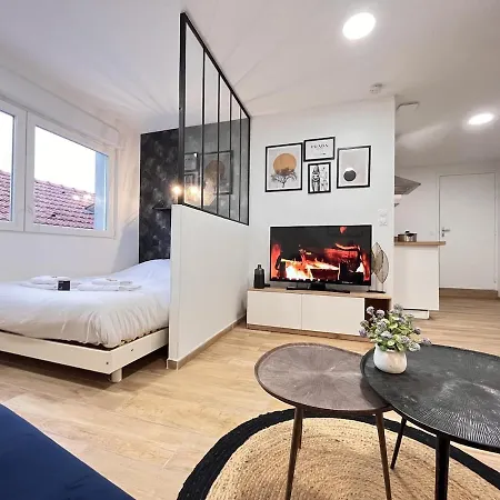 Paris 24 - Calme, Cosy Proche Centre Apartman Reims